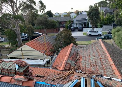 Before photo of Melbourne roofing works