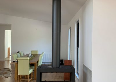 New fireplace installation by Melbourne roof plumber